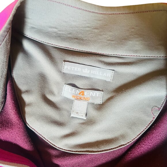 Peter Millar Element 4 Purple Golf Vest L Performance Wicking ⛳ - Picture 3 of 5